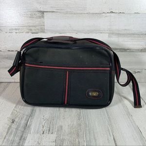 Diane von Furstenburg DVF Carry On Weekender Overnight Luggage Bag Black